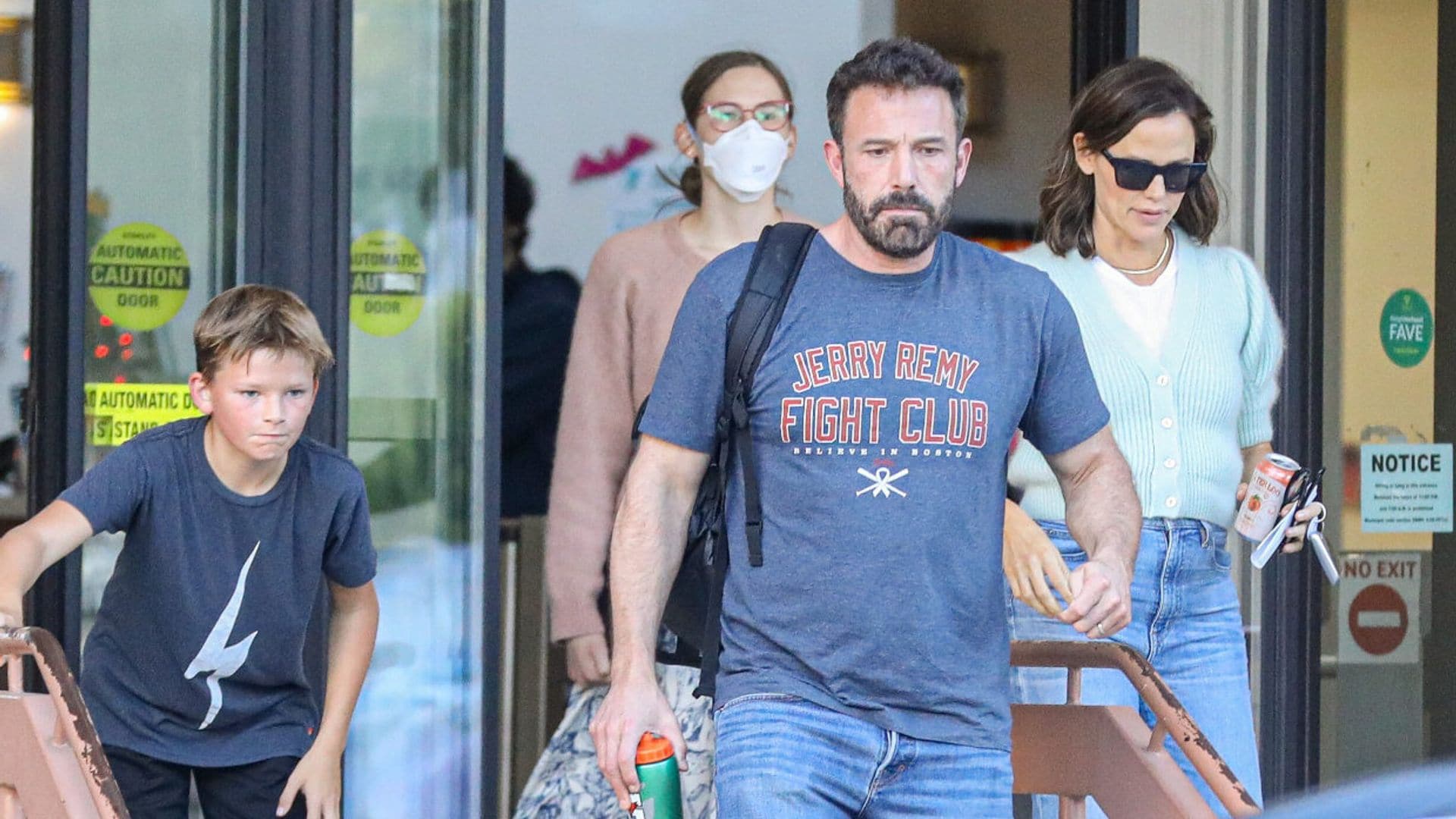 La reunión familiar de Ben Affleck y Jennifer Garner, dos ex unidos por sus hijos