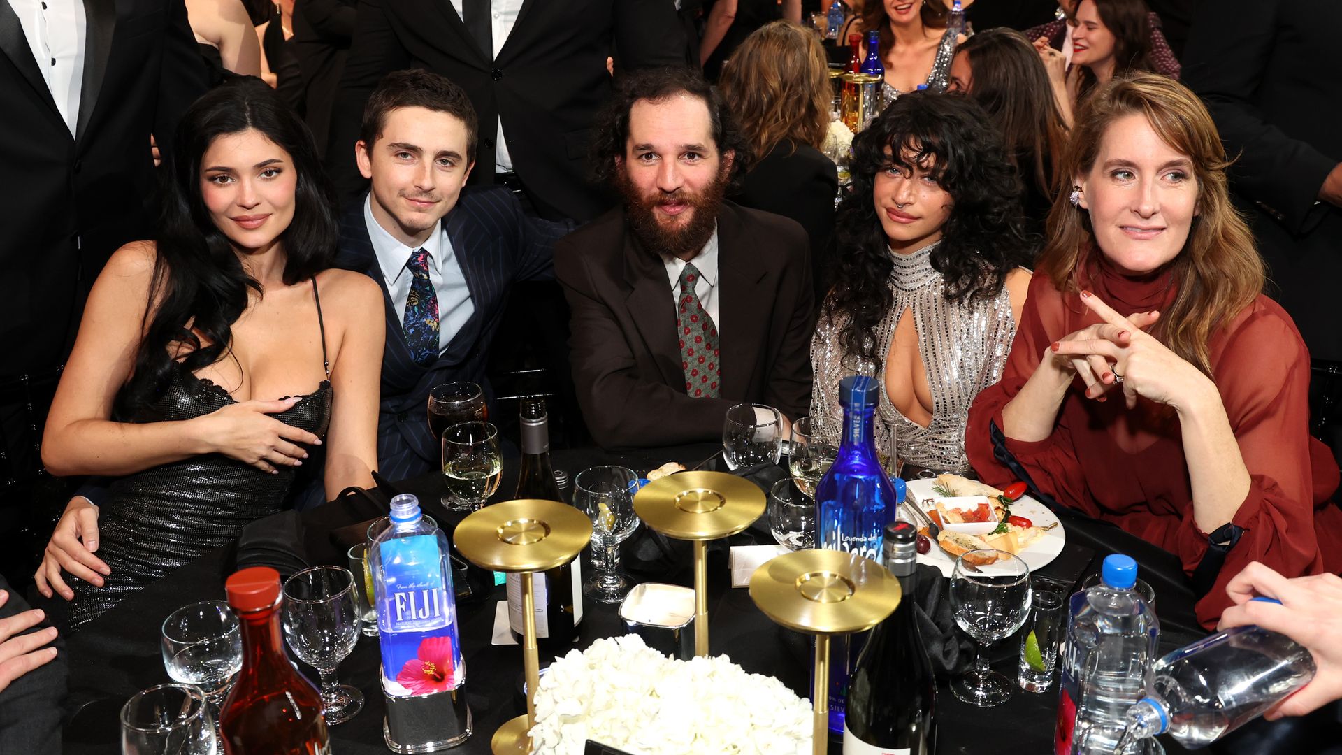 Kylie Jenner, Timothée Chalamet, Josh Safdie, Odessa A'zion, y Jennifer Venditti