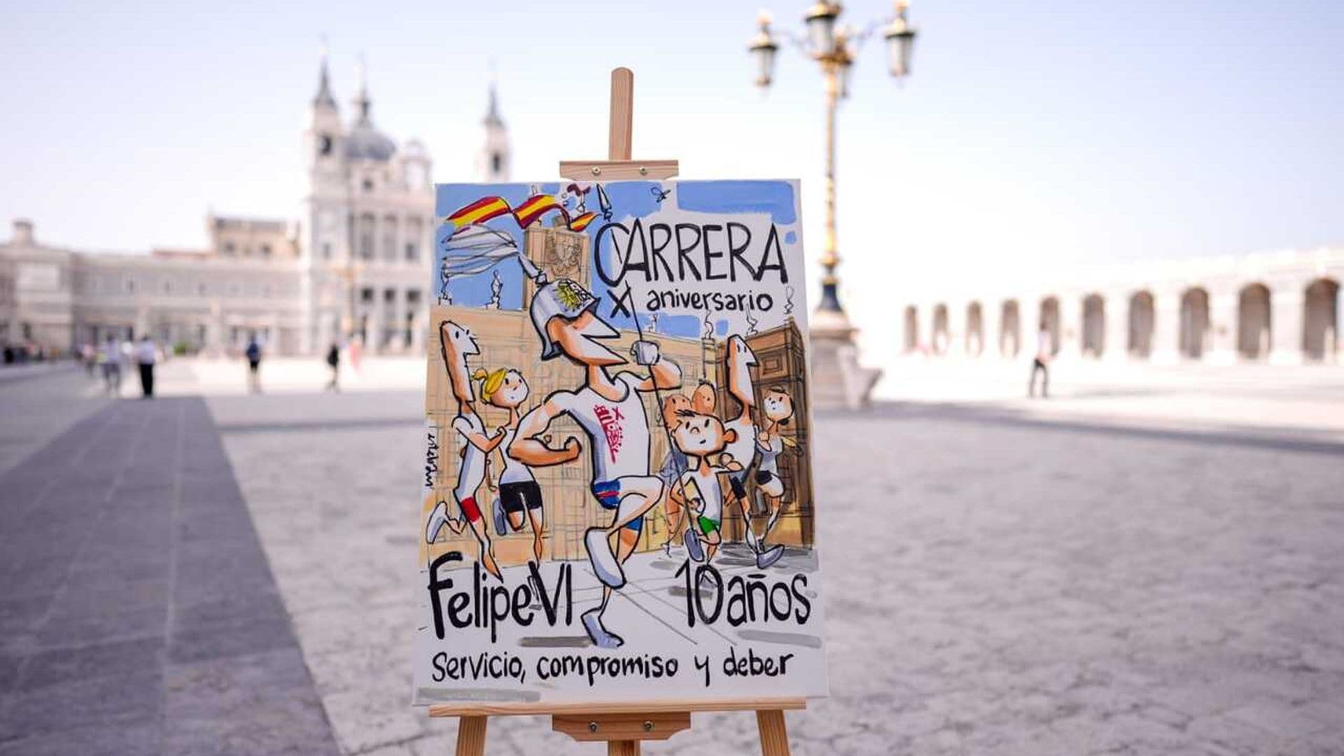 Día de la presentación de la carrera popular por el X Aniversario de la proclamación de Felipe VI que se celebrará el 15 de junio
