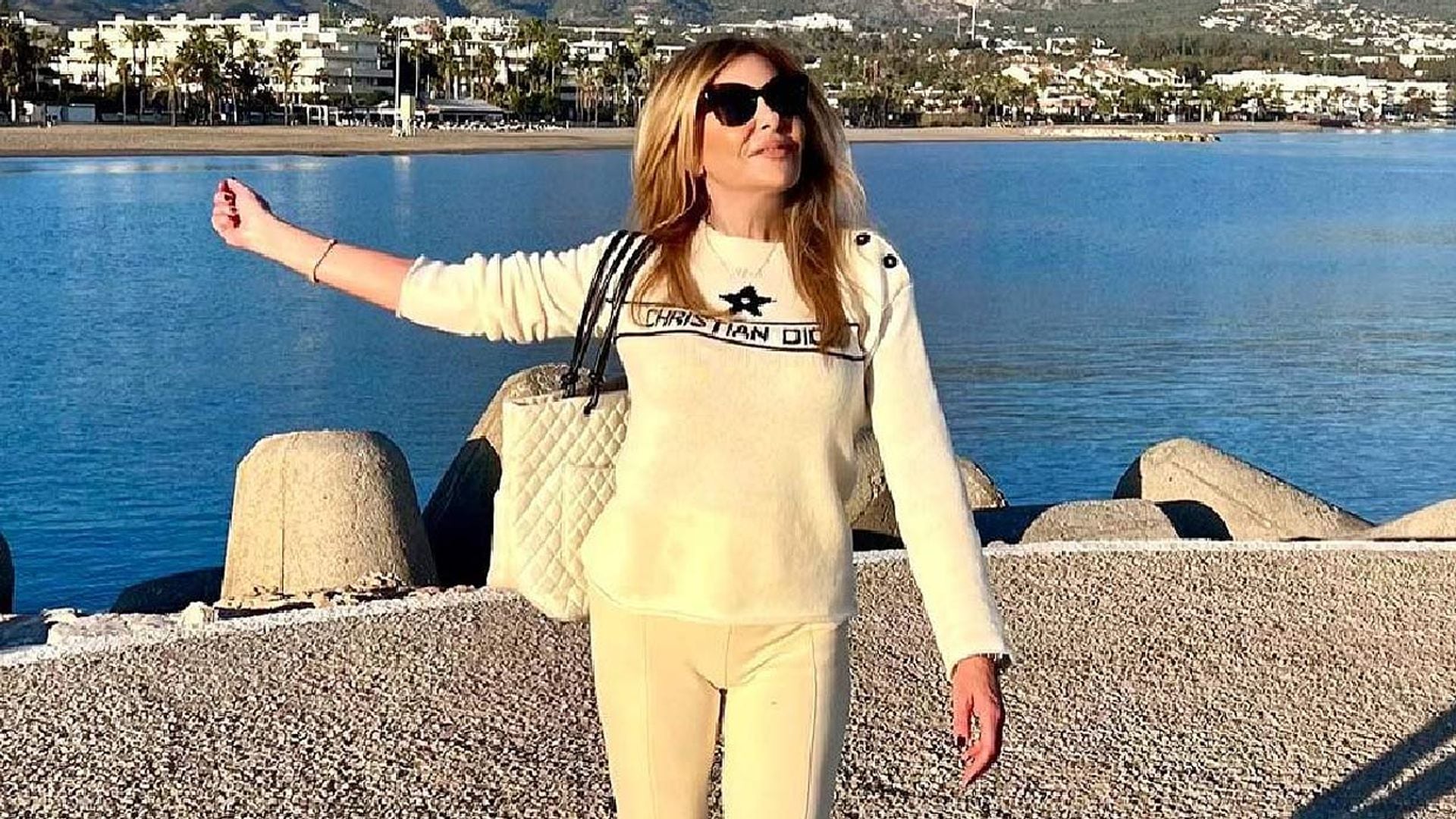 Ana Obregón coge fuerzas en Marbella antes de las campanadas