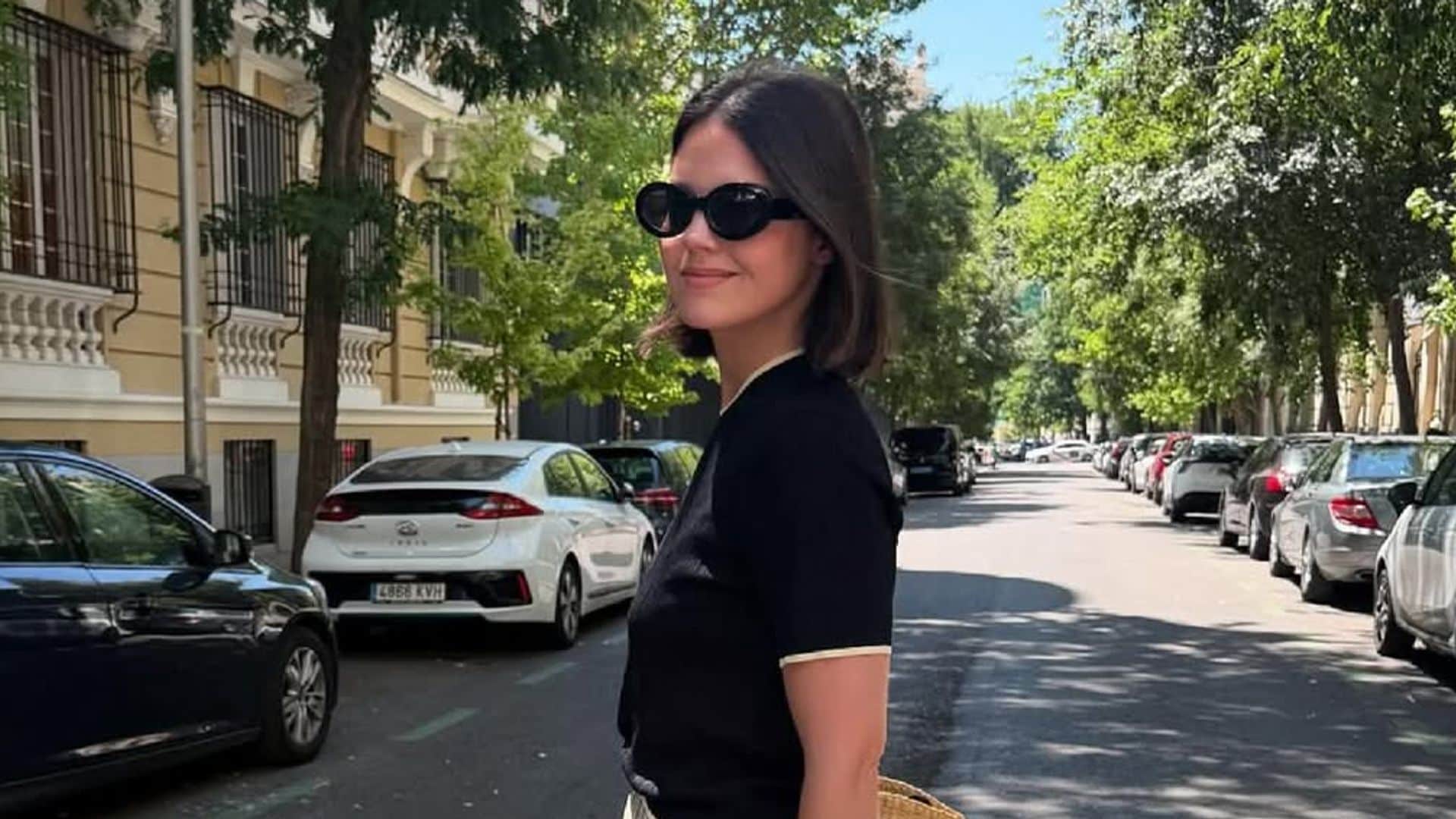 Isabelle Junot con look de Zara