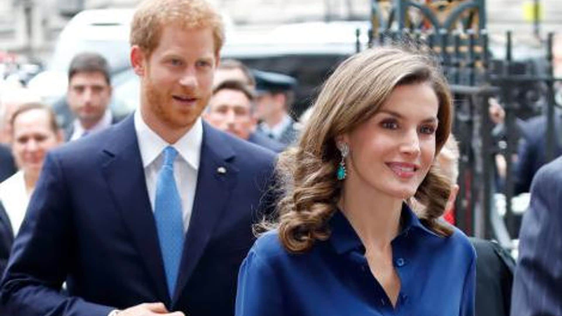 La curiosa conexión entre el príncipe Harry y la reina Letizia