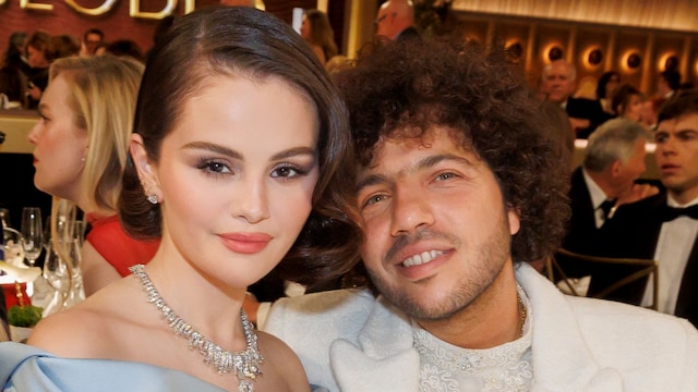 Selena Gomez y Benny Blanco en los Globo de Oro