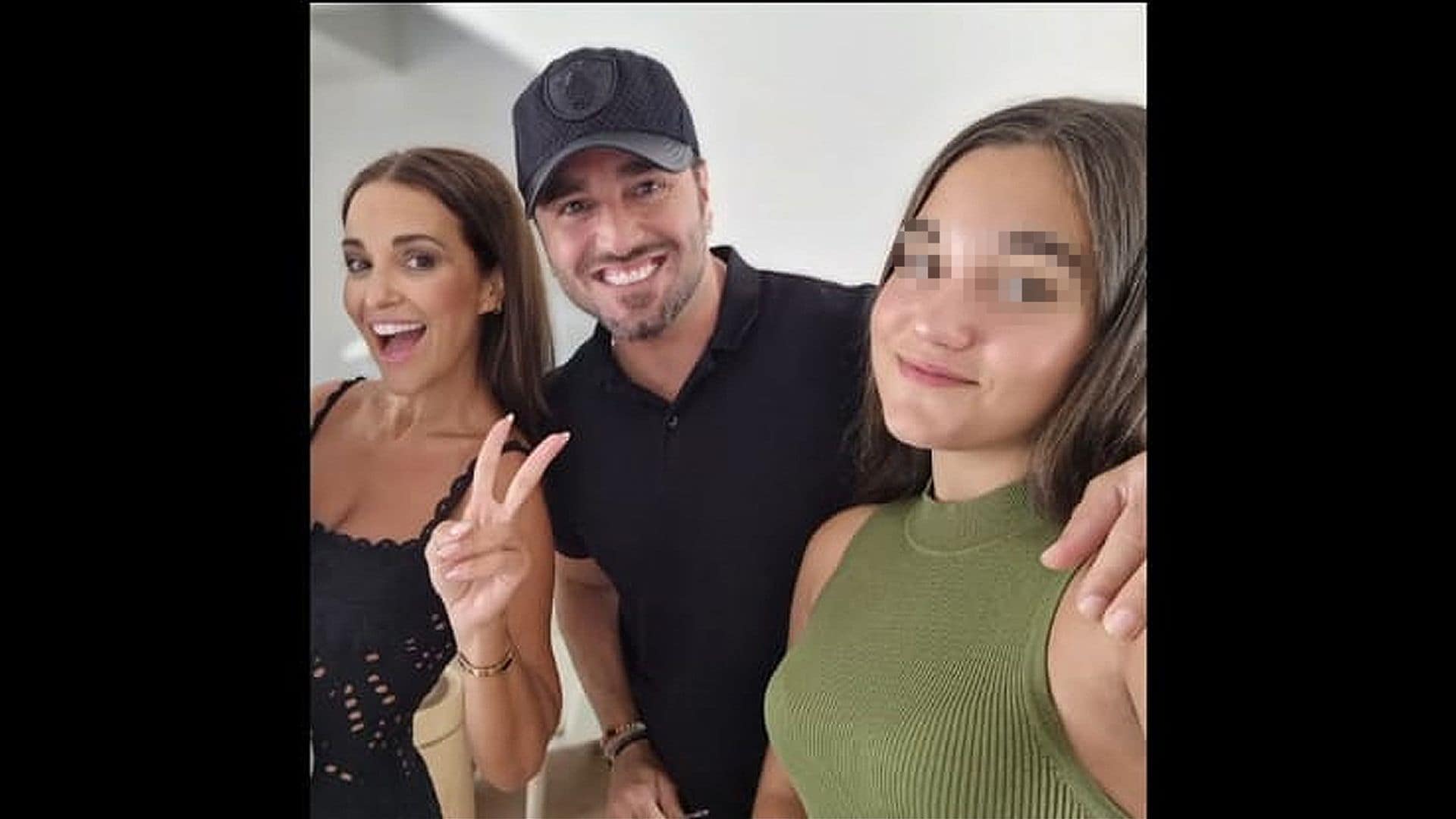 Paula Echevarría y David Bustamante, juntos de nuevo en el cumpleaños de su hija