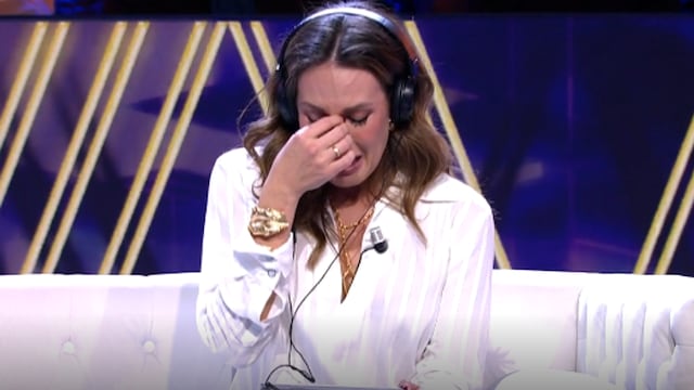 Jessica Bueno rompe a llorar al descubrir las duras palabras de Luitingo:  'Estoy en shock'
