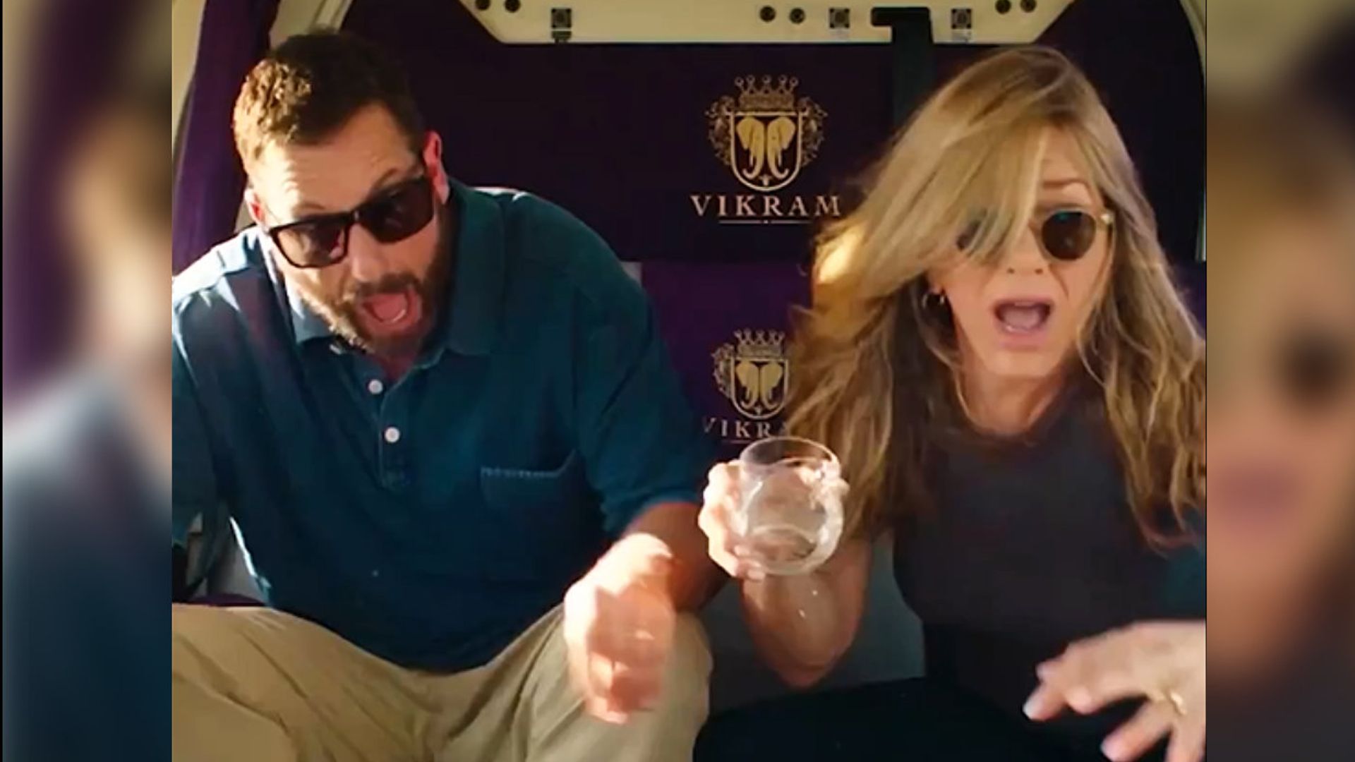 Los momentazos más divertidos de Jennifer Aniston grabando con Adam Sandler