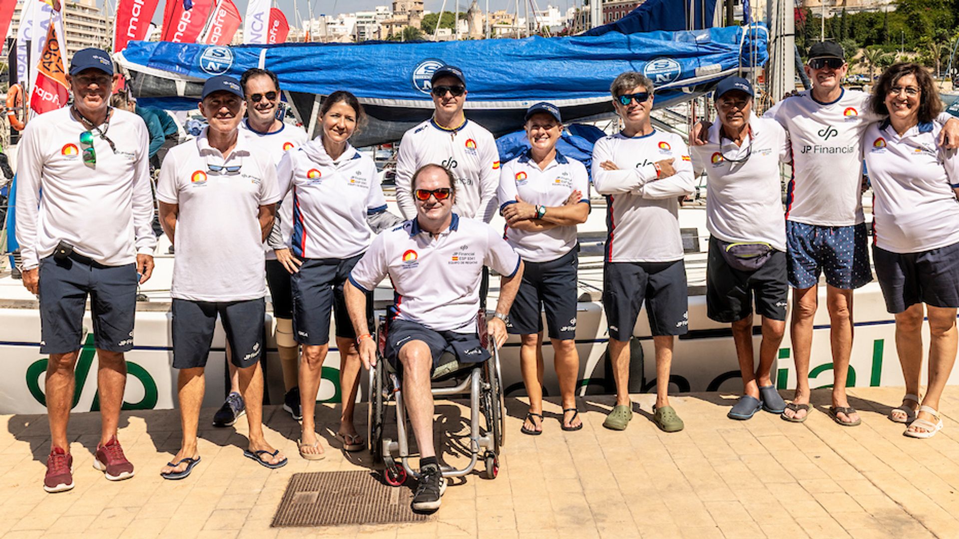 El equipo JP Financial debuta en la 44ª edición de la regata como el único proyecto de vela inclusiva de España