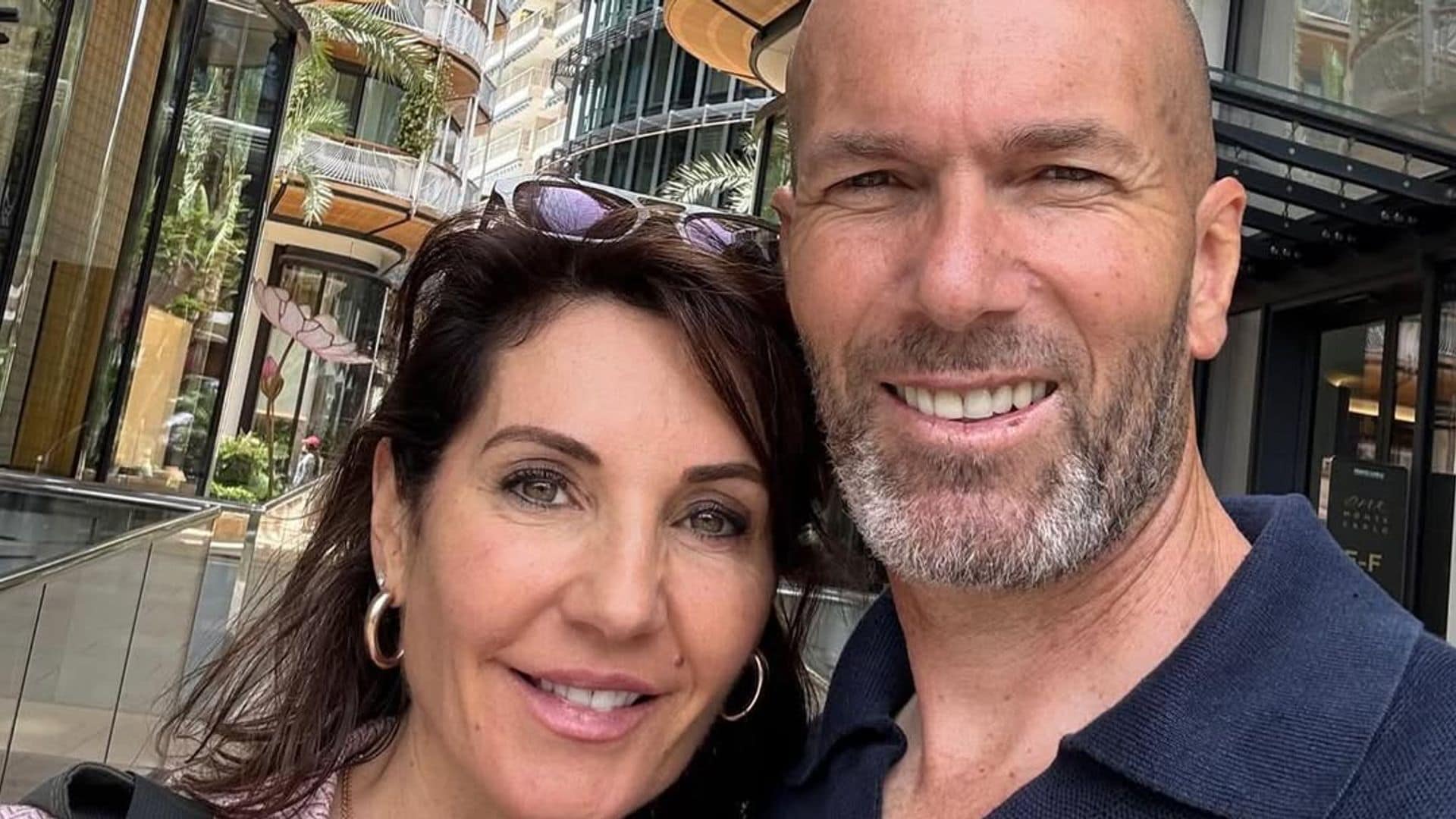 Zidane disfruta de su nueva vida junto a su esposa