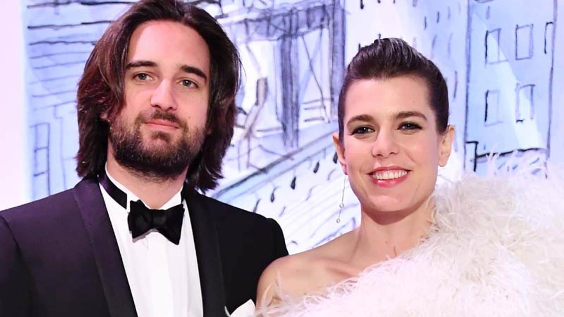 Carlota Casiraghi acude a la boda del hermano de su prometido