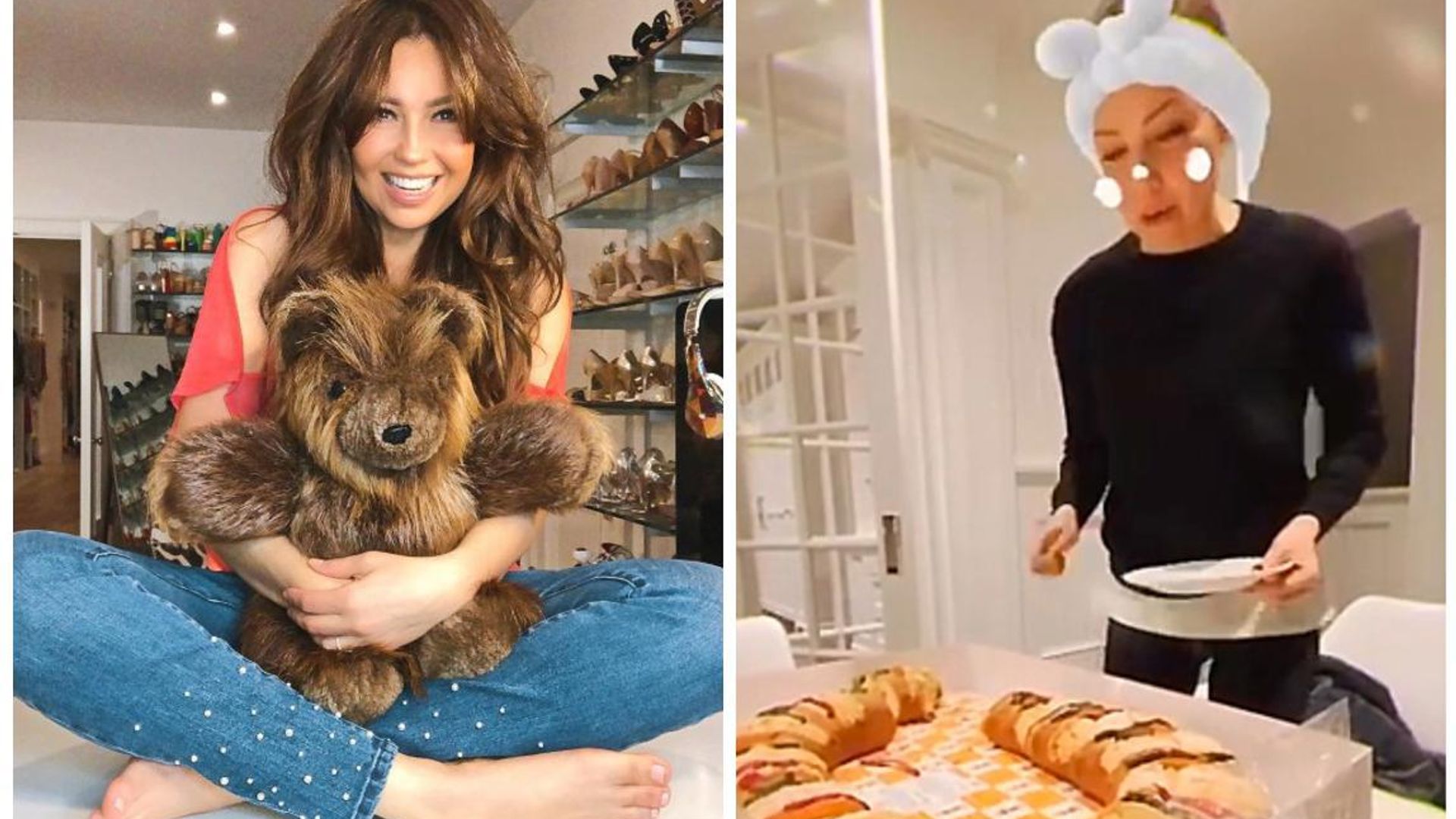 Thalía recuerda sus raíces mexicanas con la tradicional Rosca de Reyes