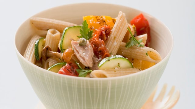 ensalada pasta integral