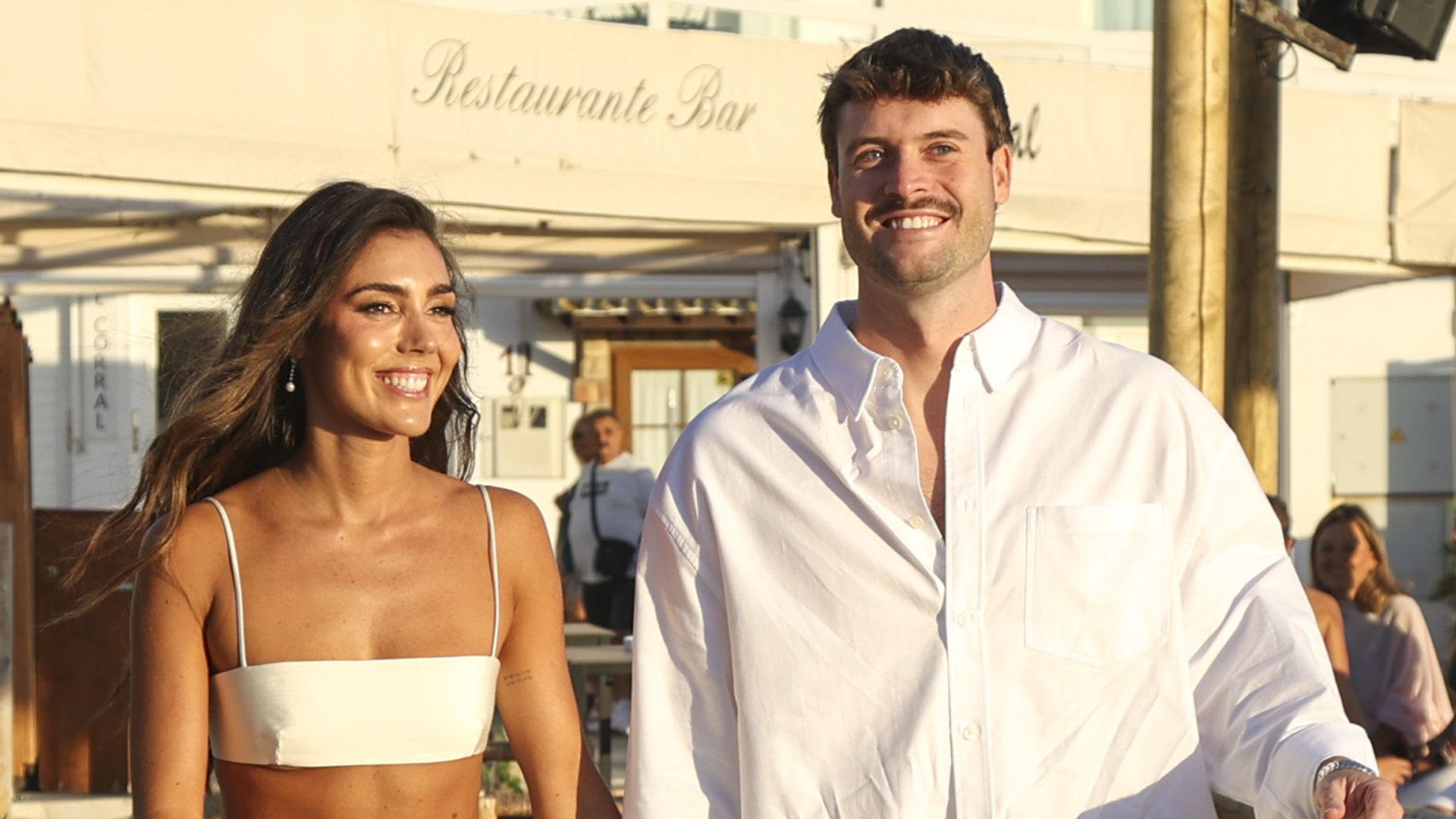 Anna Ferrer y Mario Cristóbal en su preboda