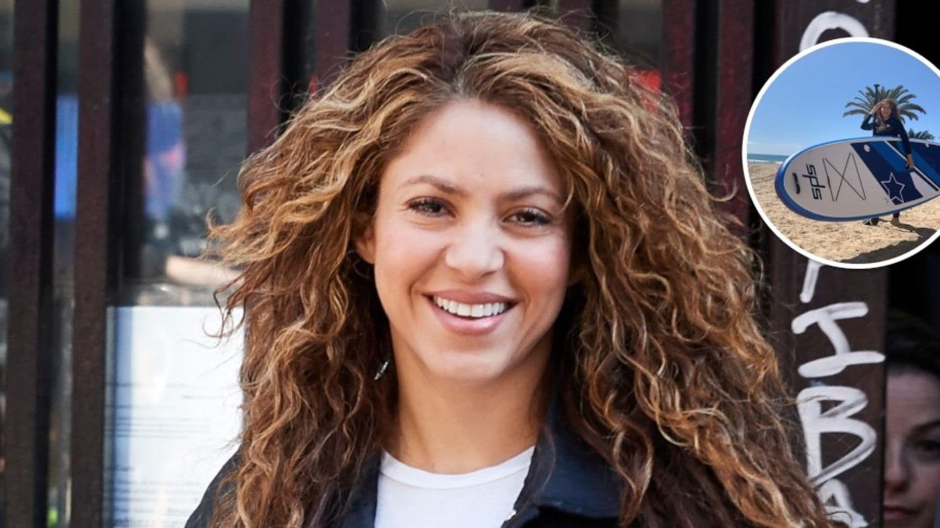 ¡Shakira a la conquista de las olas! Ahora también practica paddle surf