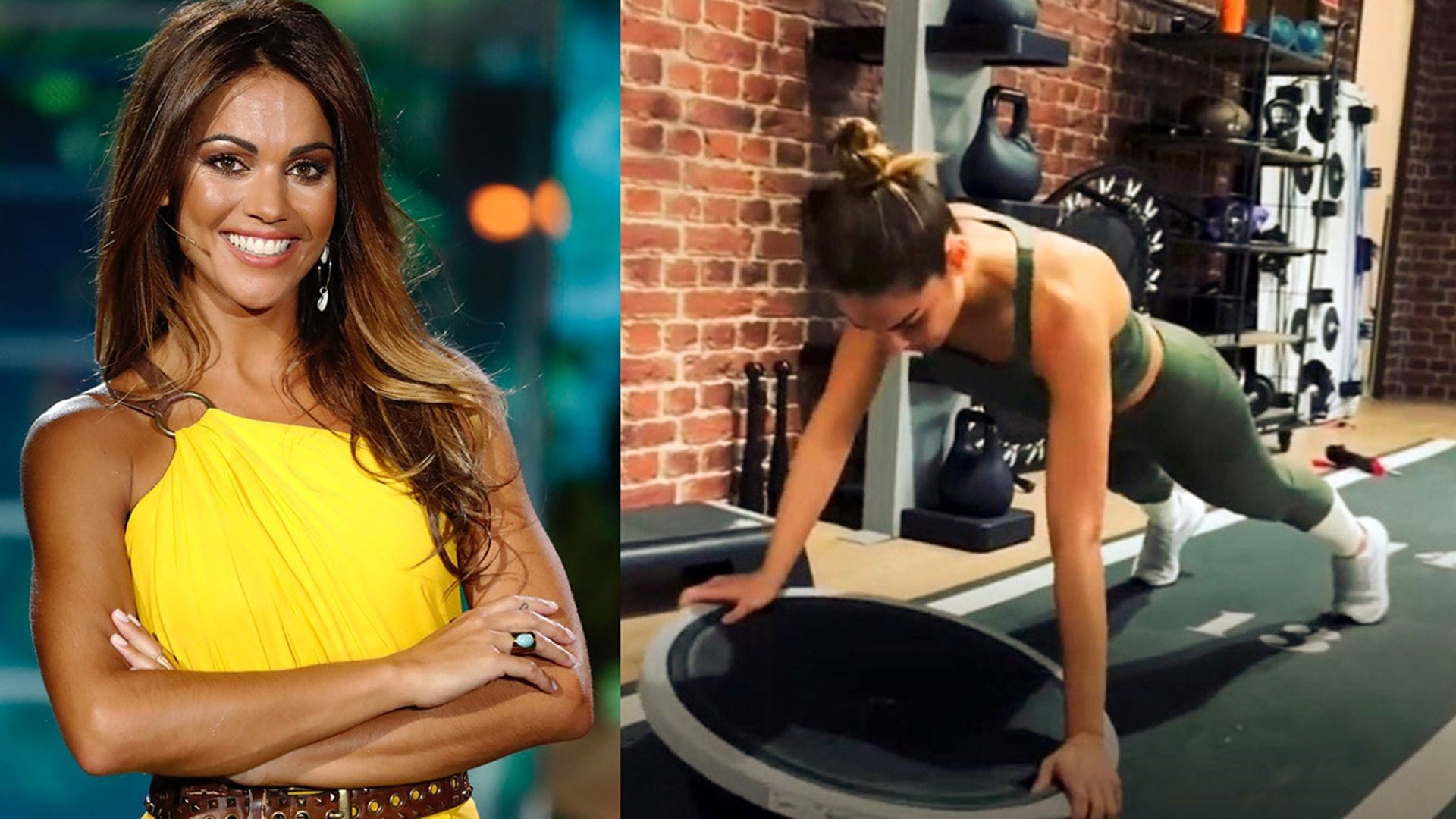 ¡Vaya máquina! Así entrena Lara Álvarez los abdominales y se pone a punto para 'Supervivientes'