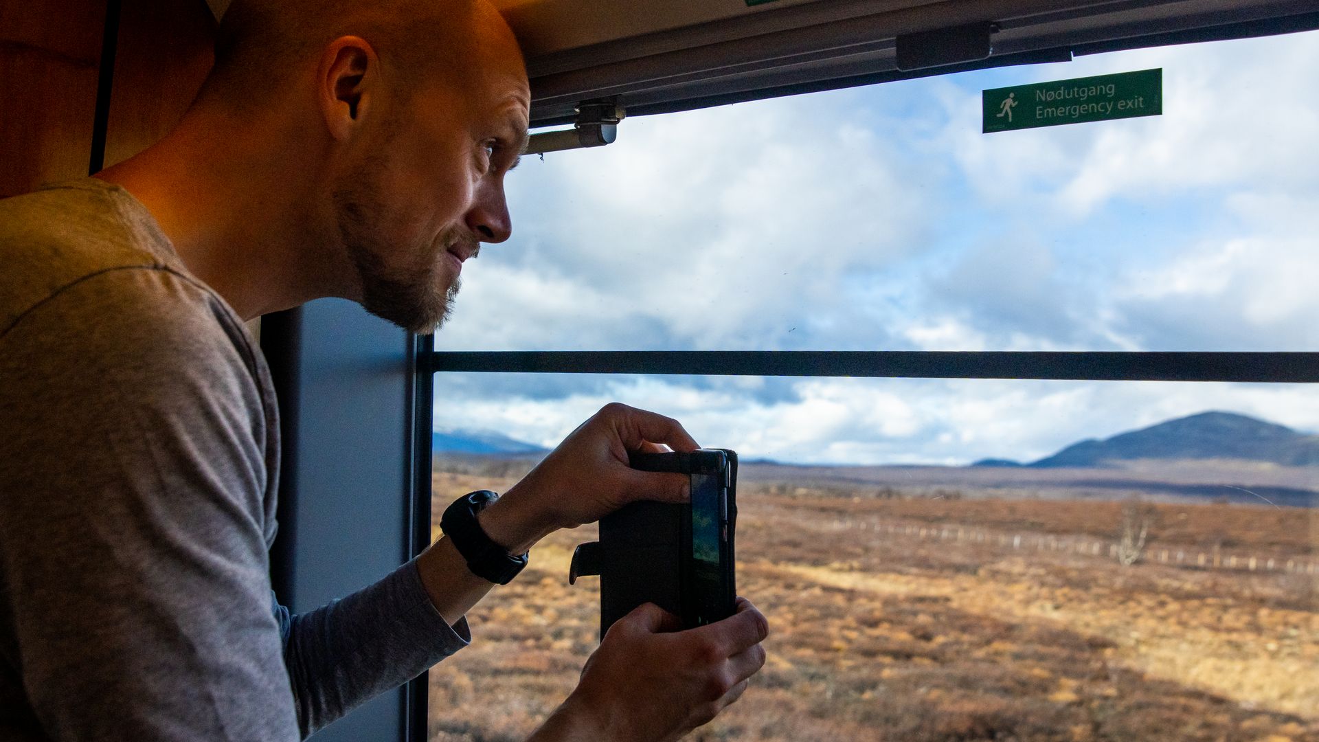 Tren de Dovre en Noruega