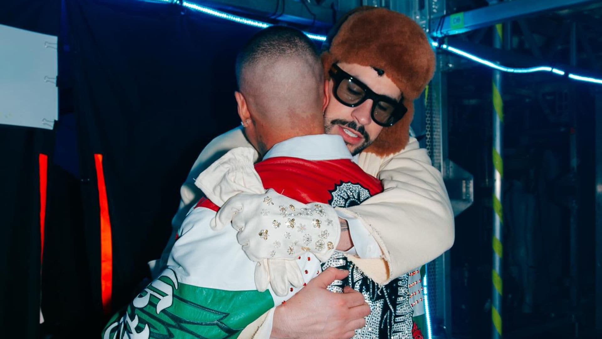 J Balvin y Bad Bunny sellaron su reconciliación en el Estadio GNP Seguros.