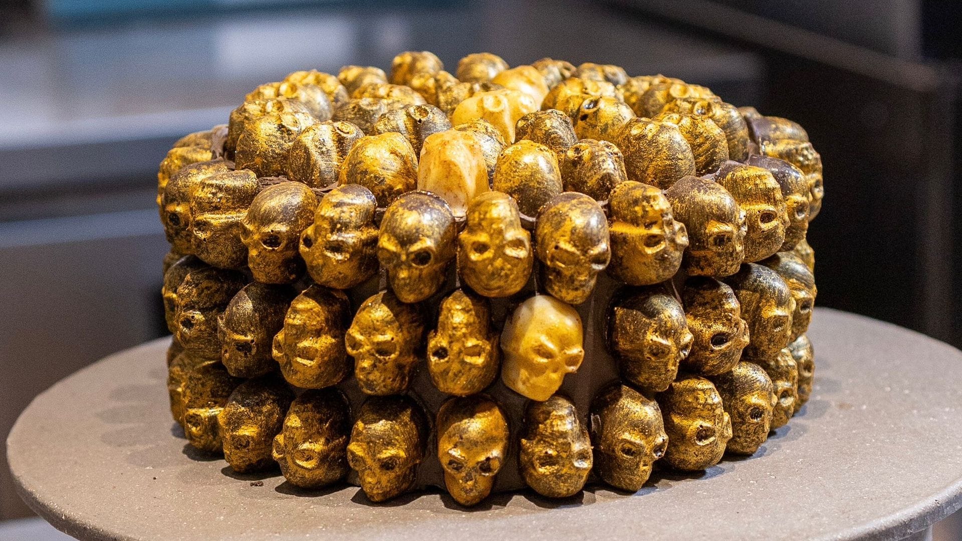 Tarta de calaveras de Chök