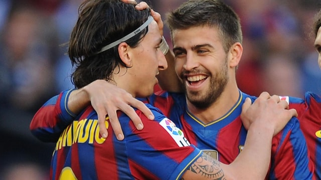 zlatan ibrahimovic y gerard piqu 