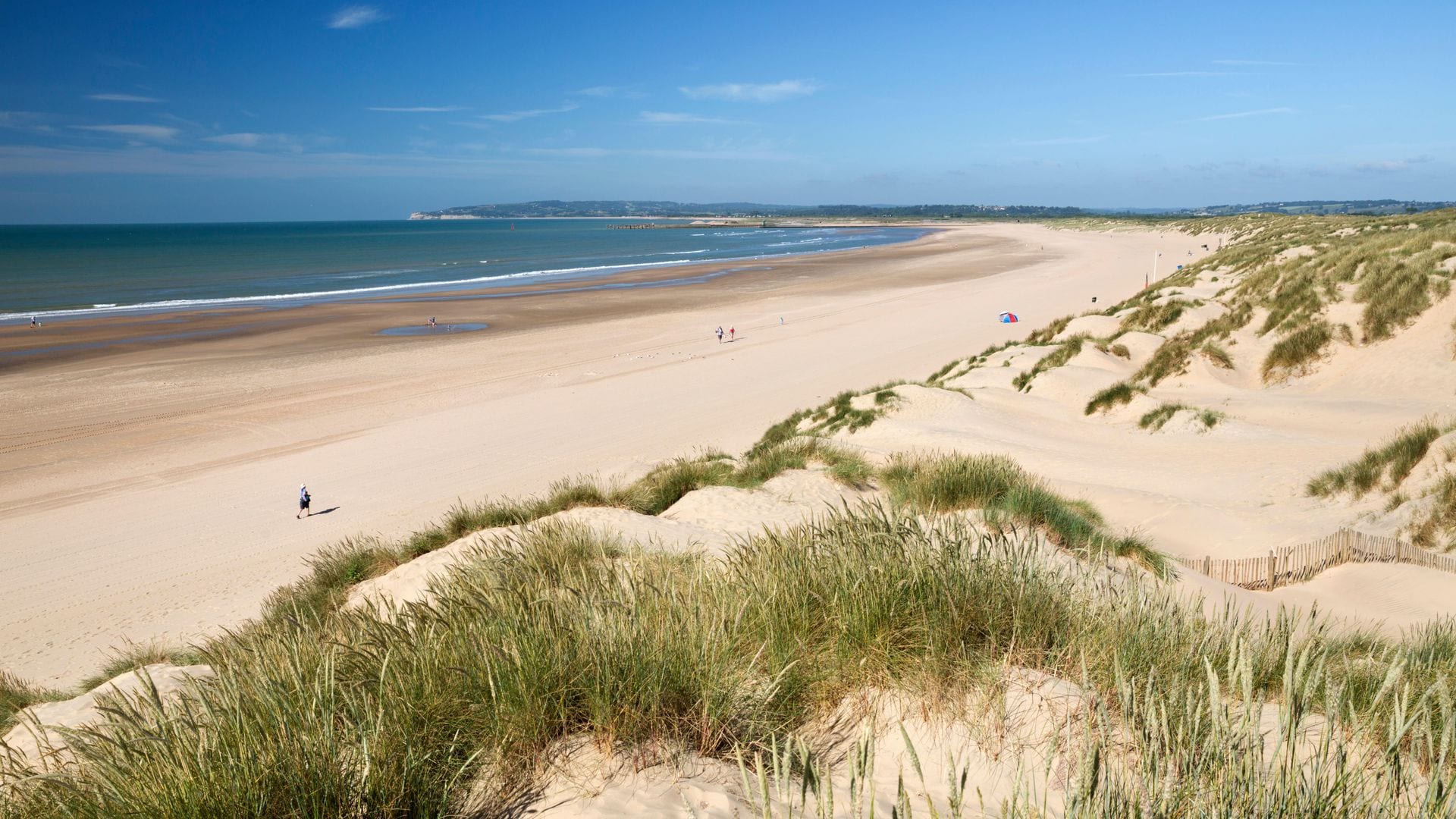 Camber Sands, cerca de Rye, East Sussex, playas bonitas de Inglaterra