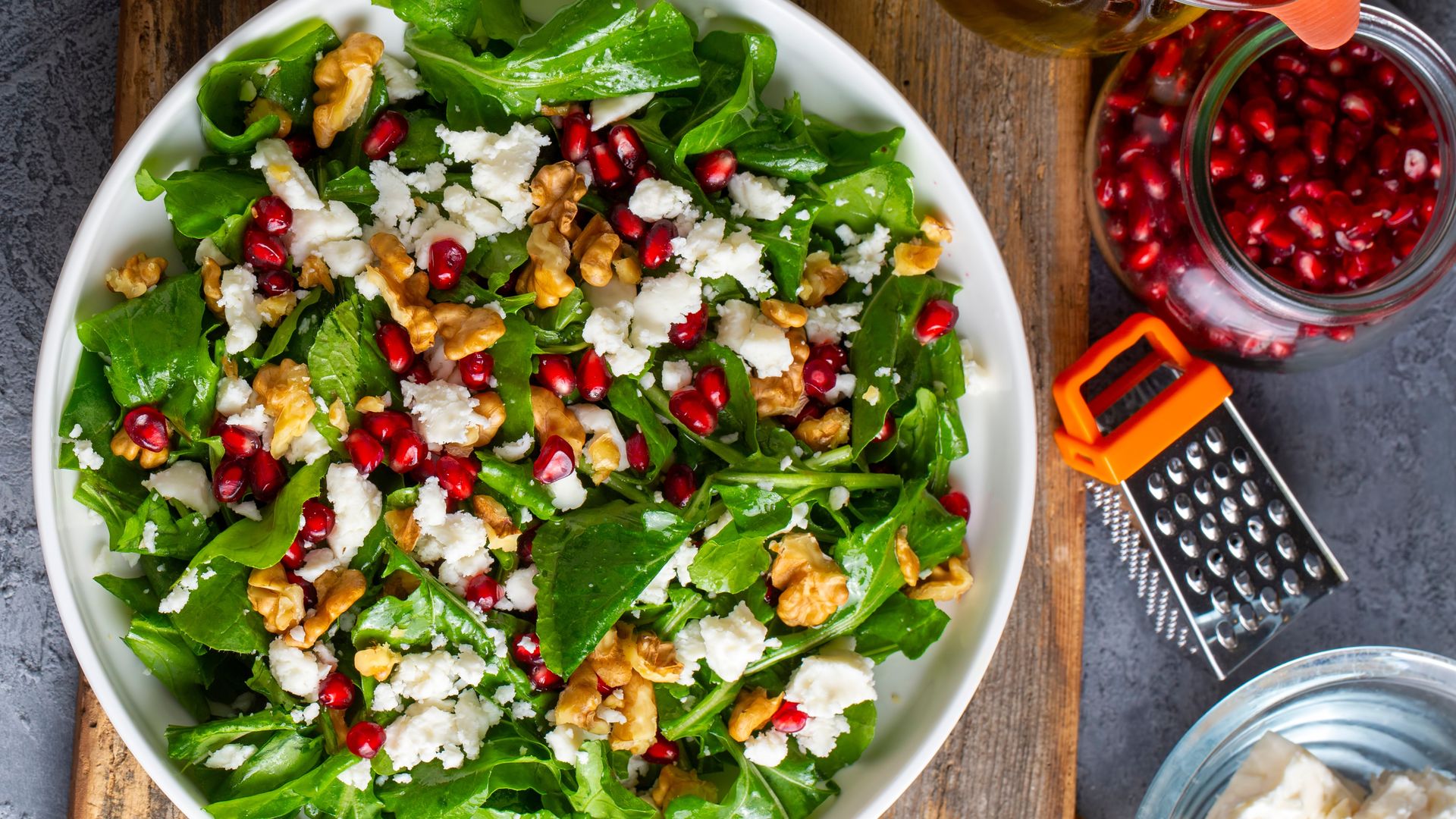 Ensalada de granada.