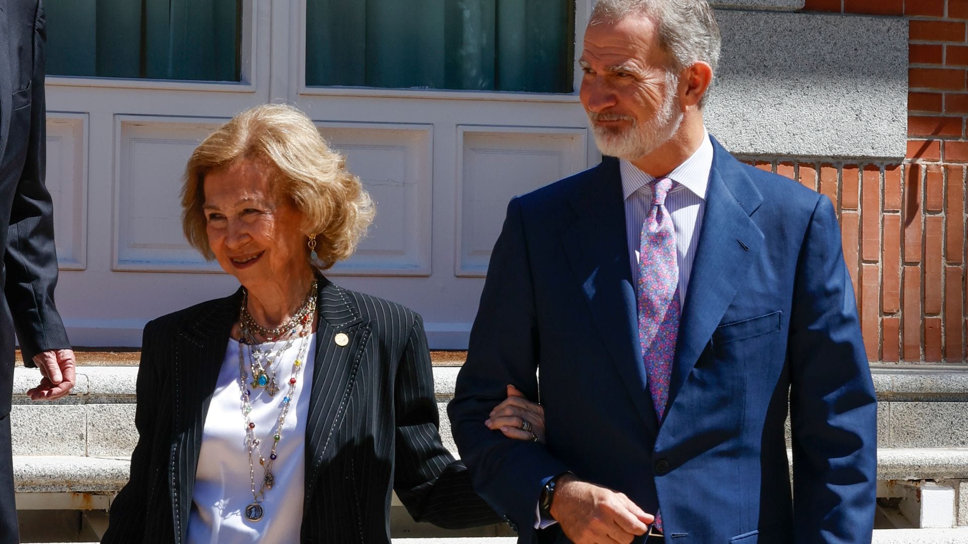 Felipe VI de España y la reina Sofía de España.