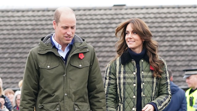 El príncipe Guillermo y Kate Middleton en una visita a Escocia en 2023