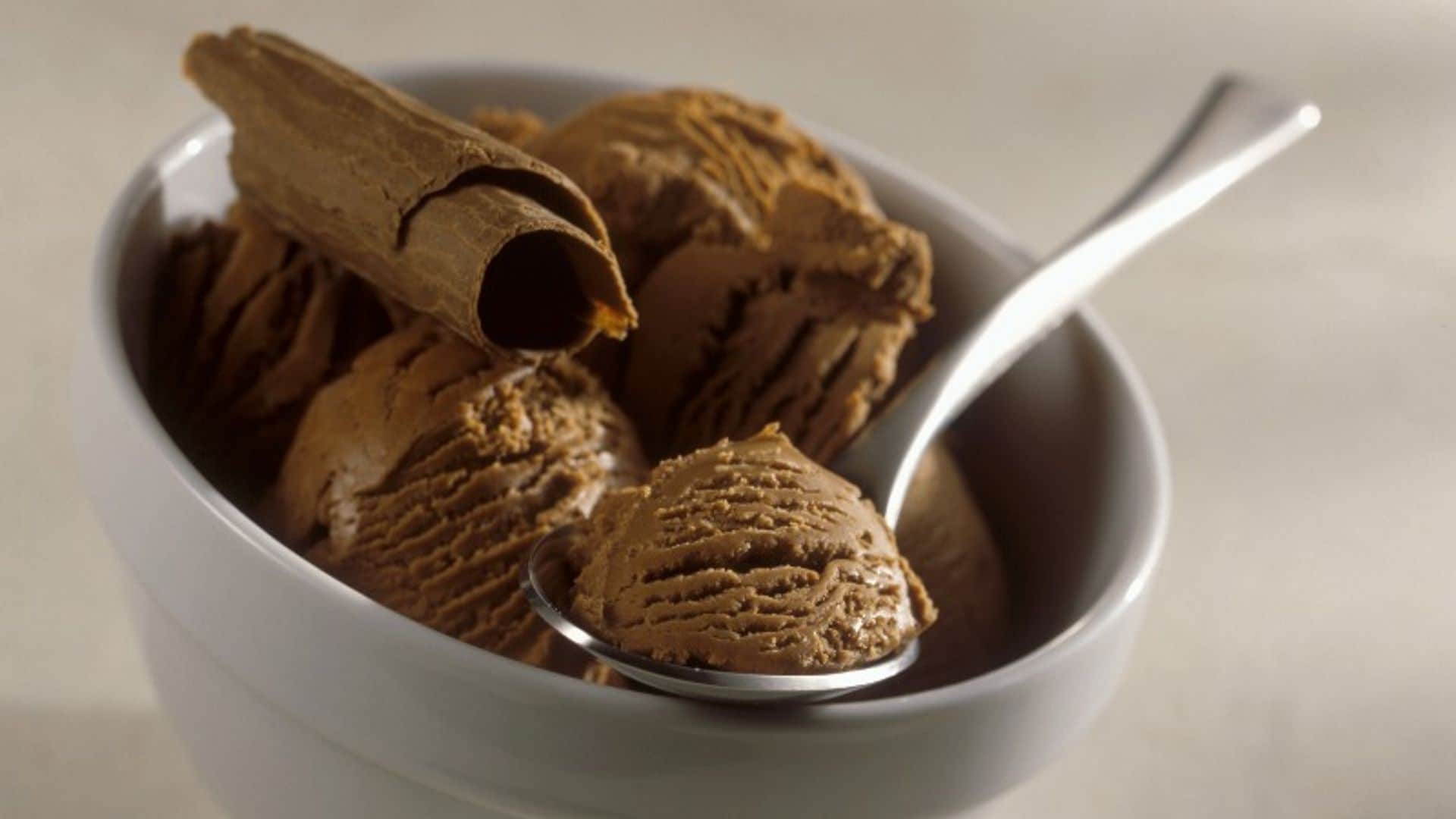 Helado de chocolate crujisalado