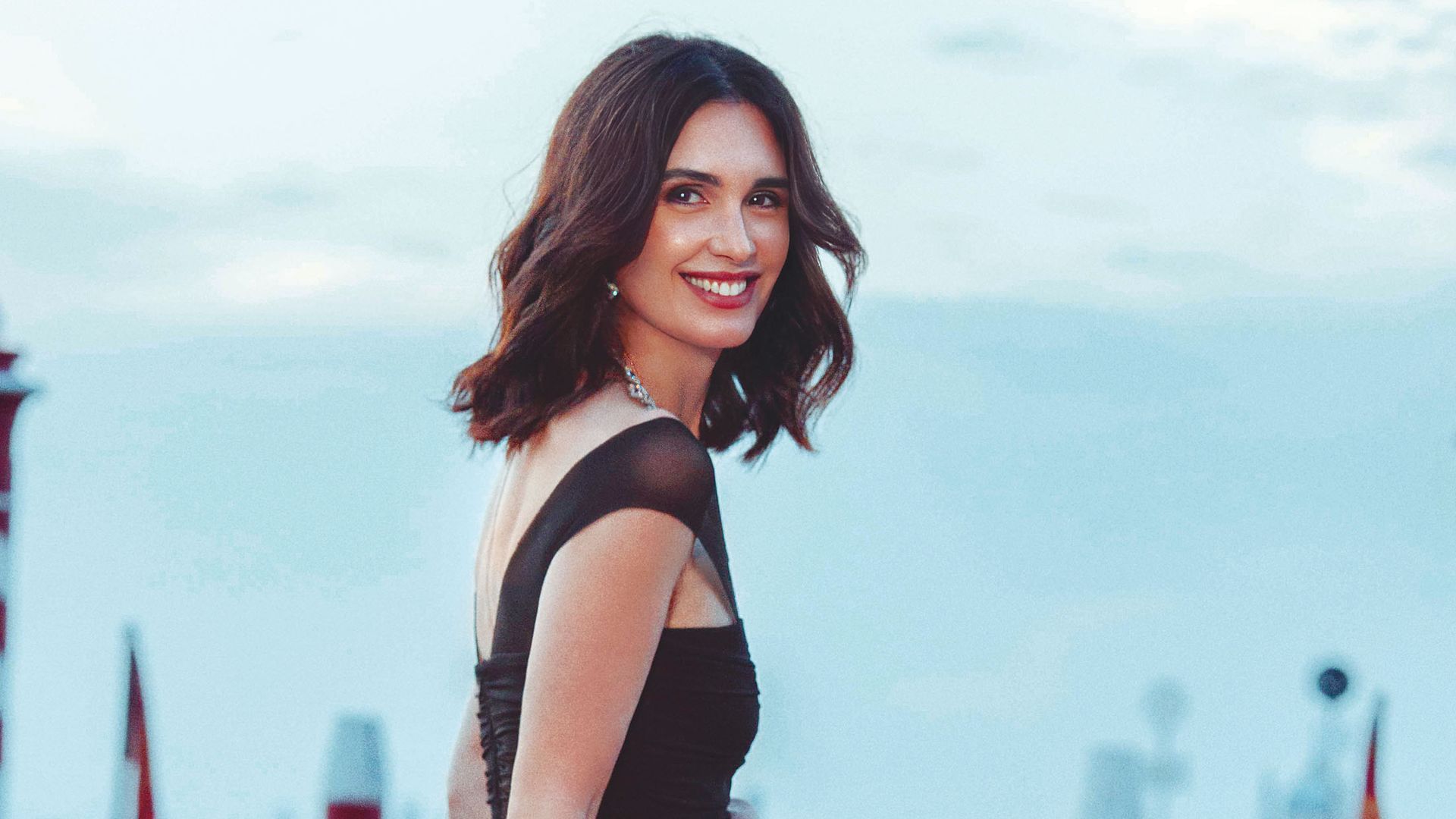 Paz Vega, posando para ¡HOLA! en Venecia
