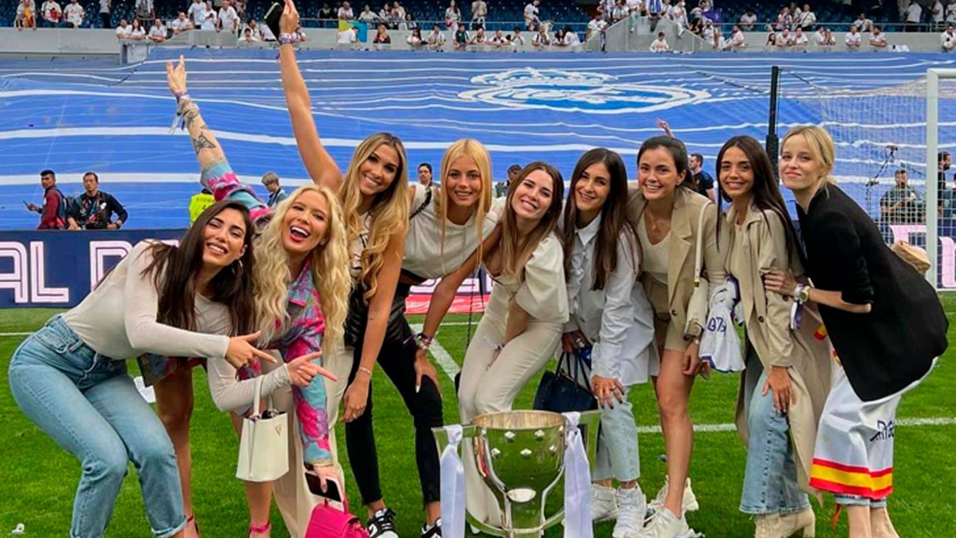 Las reacciones en la grada de las parejas del Real Madrid a la victoria de sus chicos: '¡Qué orgullo!'