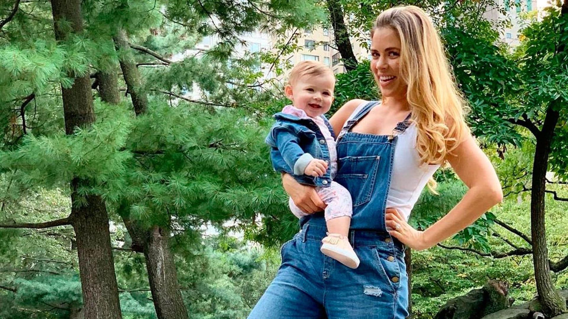 Ximena Duque y el pequeño susto que se llevó jugando con su hija