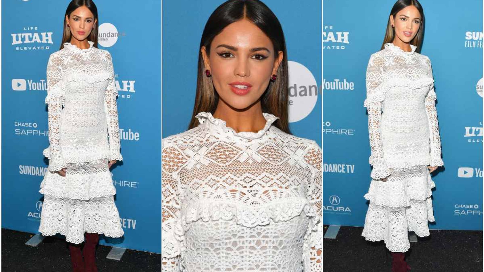 Así lleva Eiza González el 'total lace dress'