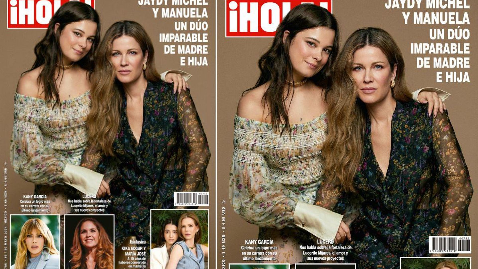En ¡HOLA!, Jaydy Michel y Manuela, un dúo imparable de madre e hija