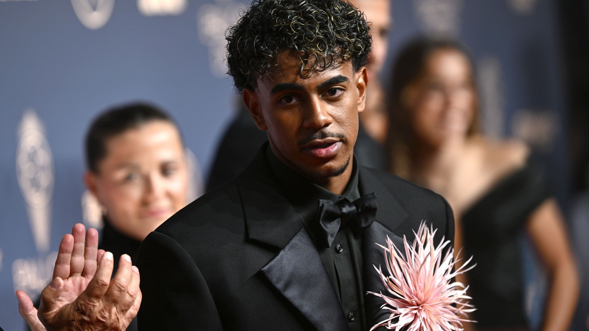 Lamine Yamal, durante la gala del Balón de Oro