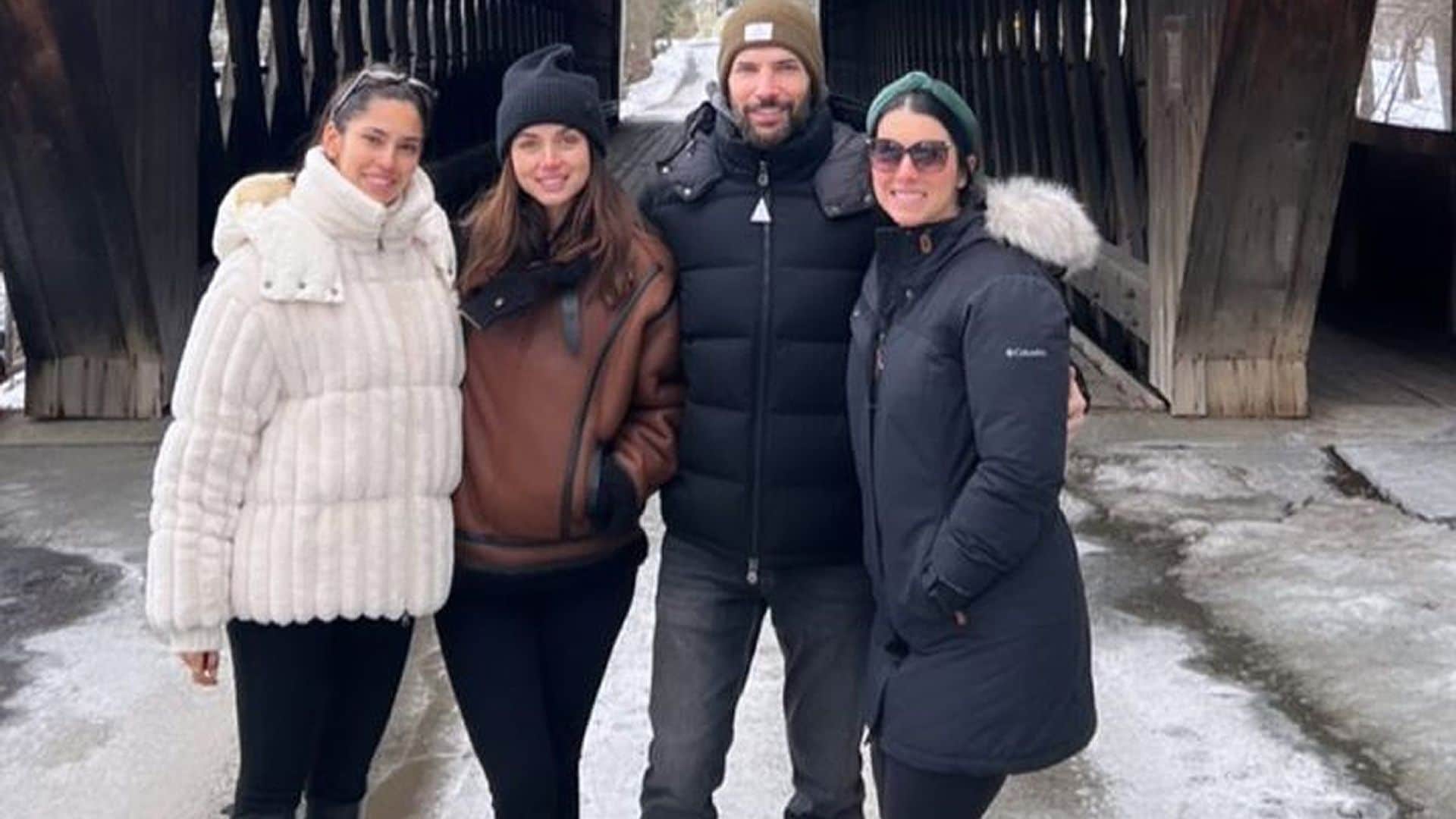 Ana de Armas disfruta de la Navidad con la familia de su novio antes de dar la bienvenida al año que podría cambiarlo todo