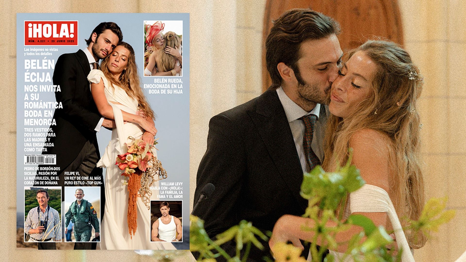 Belén Écija nos invita a su romántica boda en Menorca: las fotos no vistas y todos los detalles