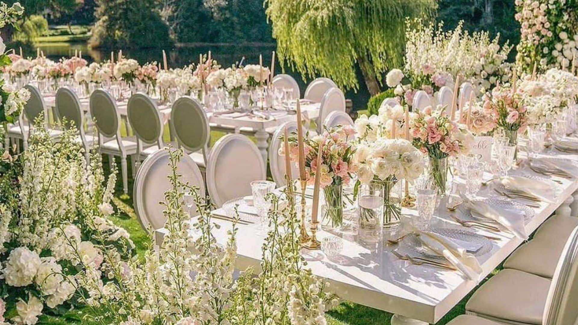 'Los Bridgerton' vuelven a inspirar la decoración de boda más espectacular