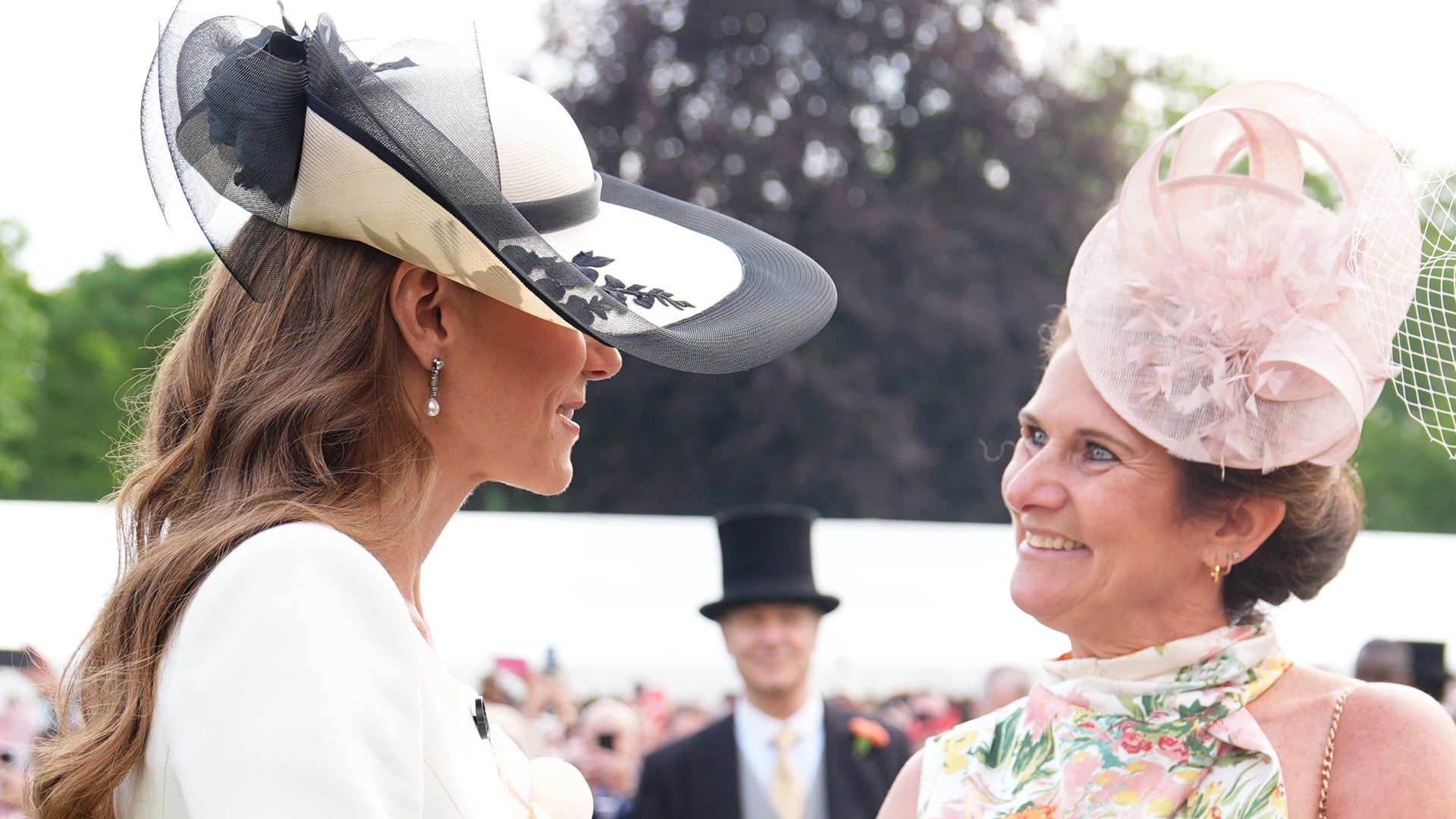 Este fue el encuentro entre la princesa de Gales y Rhian Mannings, que es posible que fuera acompañada por su hija