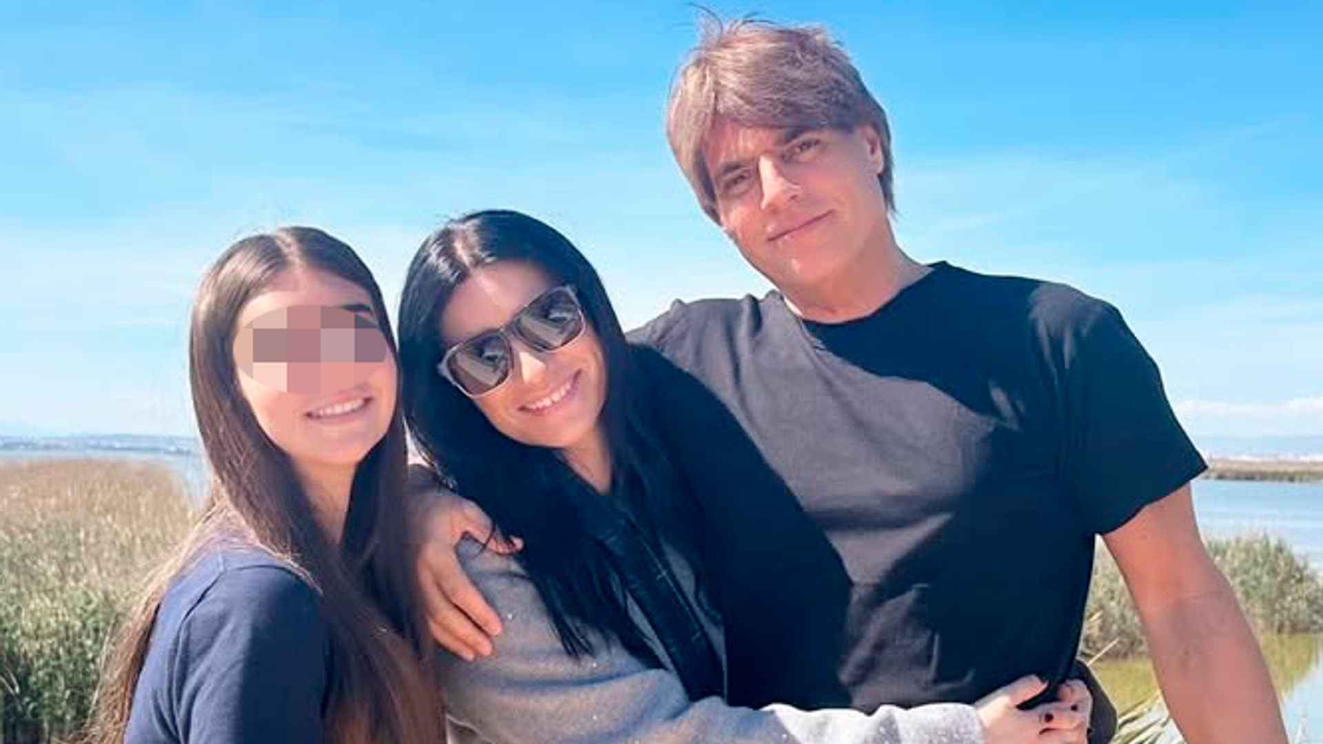 Laura ha contado con la mejor compañía: su marido, Paolo Carta, y su hija, Paola