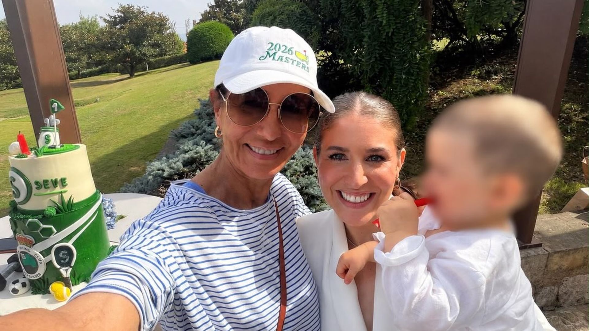 Ana Botín se derrite con el pequeño Seve Ballesteros, su sobrino nieto que ha celebrado en familia su primer cumpleaños