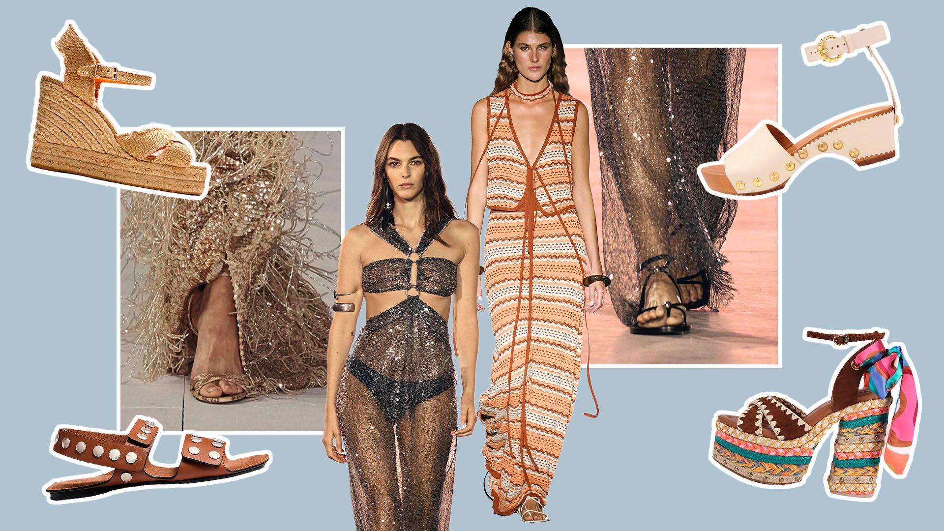Sandalias cómodas y fresquitas que te acompañarán en todos tus planes de verano, aunque tengan tacón