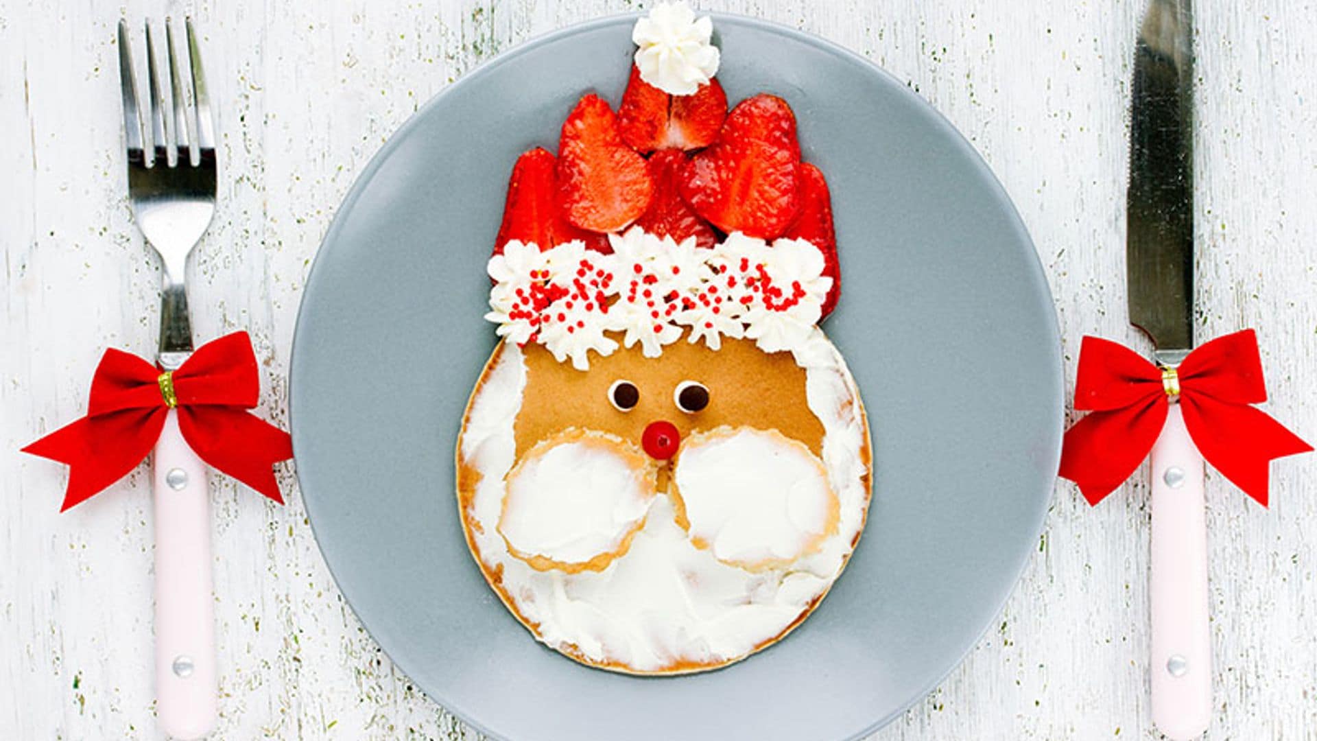 Papá Noel de fresa y nata