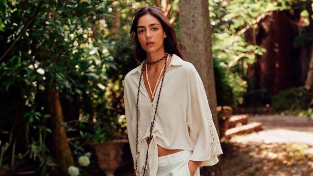 Blusa blanca de Zara