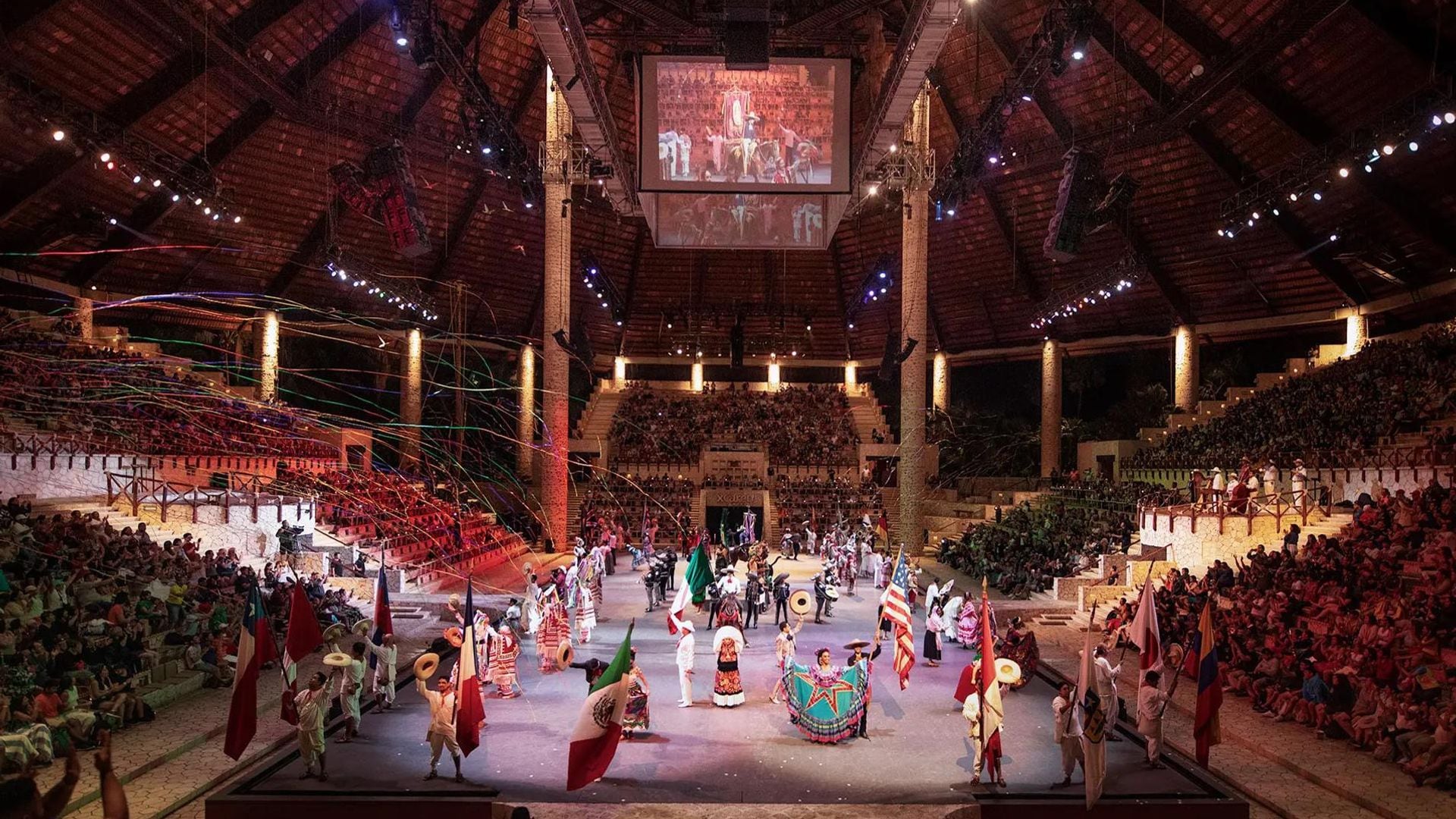 El Teatro Gran Tlachco, el espectacular recinto que acogerá los Premios Platino Xcaret 2024