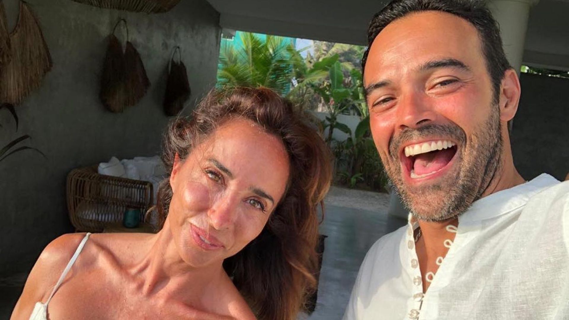 María Patiño rescata una imagen del pasado para celebrar el 14º aniversario con su marido