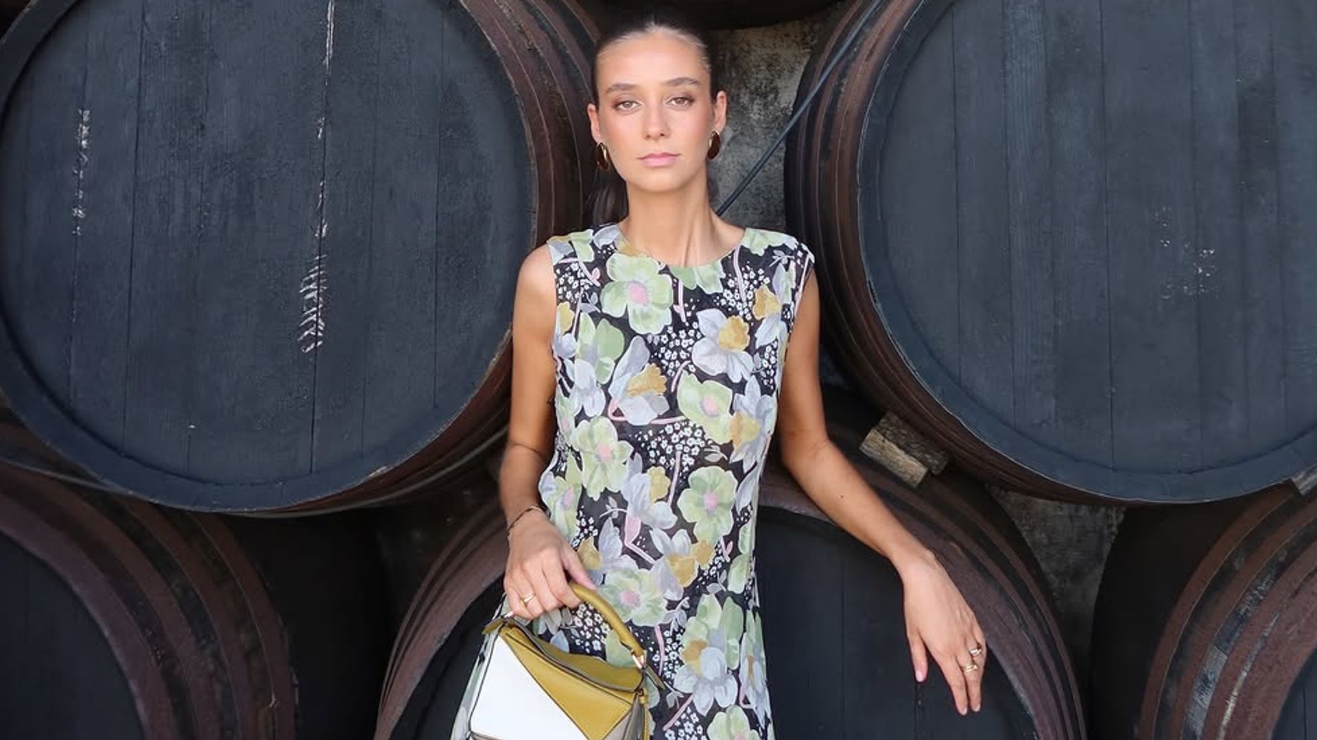 Victoria Federica con vestido de flores