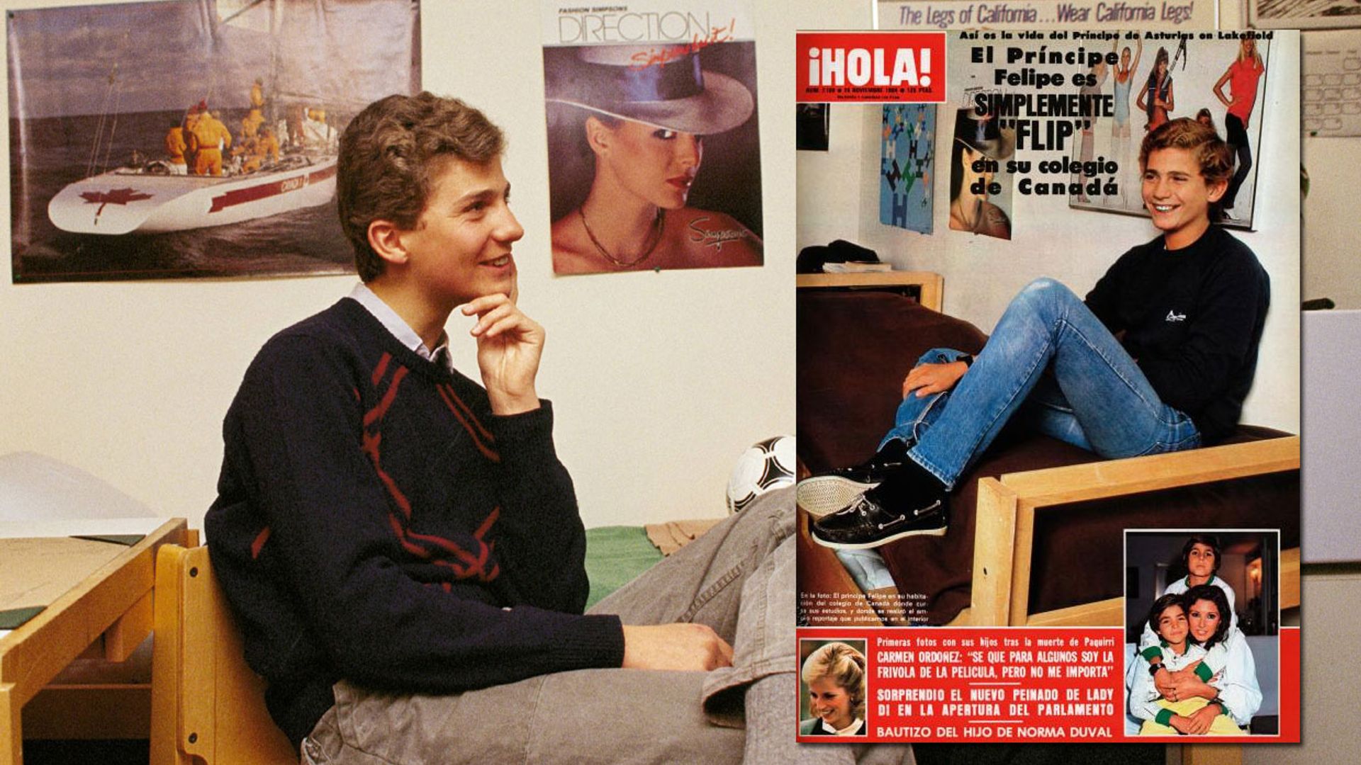 El rey Felipe también estudió en el extranjero, ¿veremos a Leonor así?