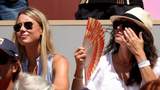 Rafa Nadal, arropado por las tres mujeres más importantes de su vida tras una crucial derrota en París 