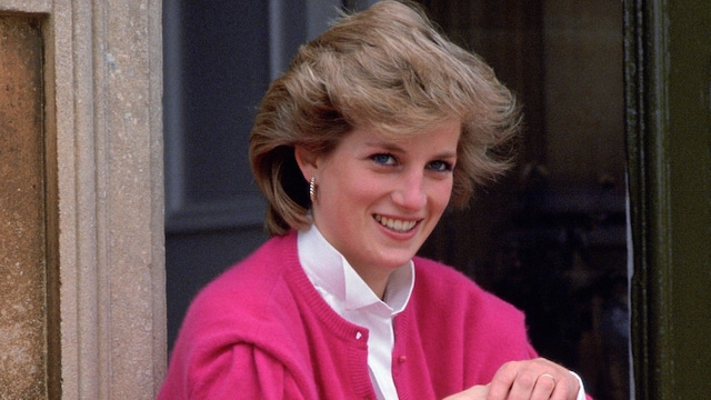 La princesa Diana en  Highgrove House.