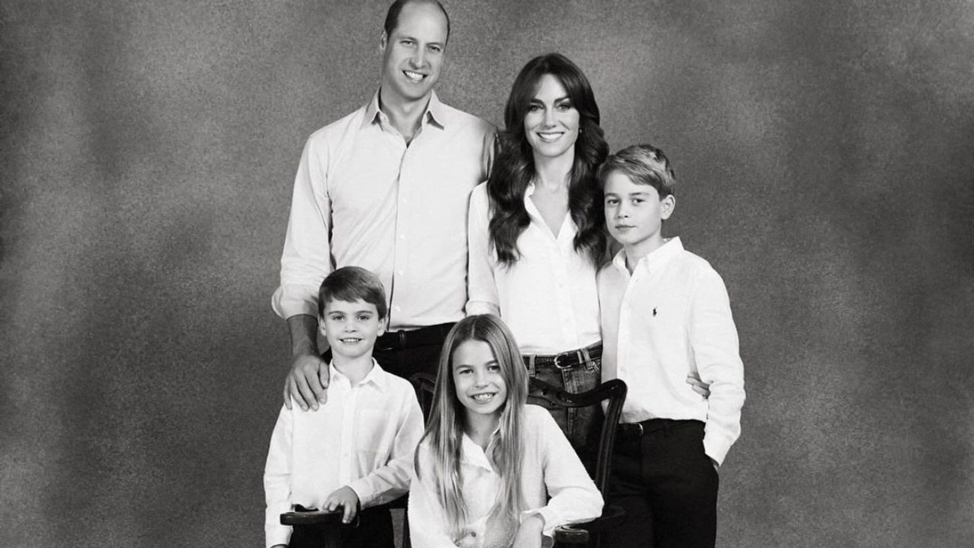 El especial posado con el que los Príncipes de Gales y sus hijos desean felices fiestas