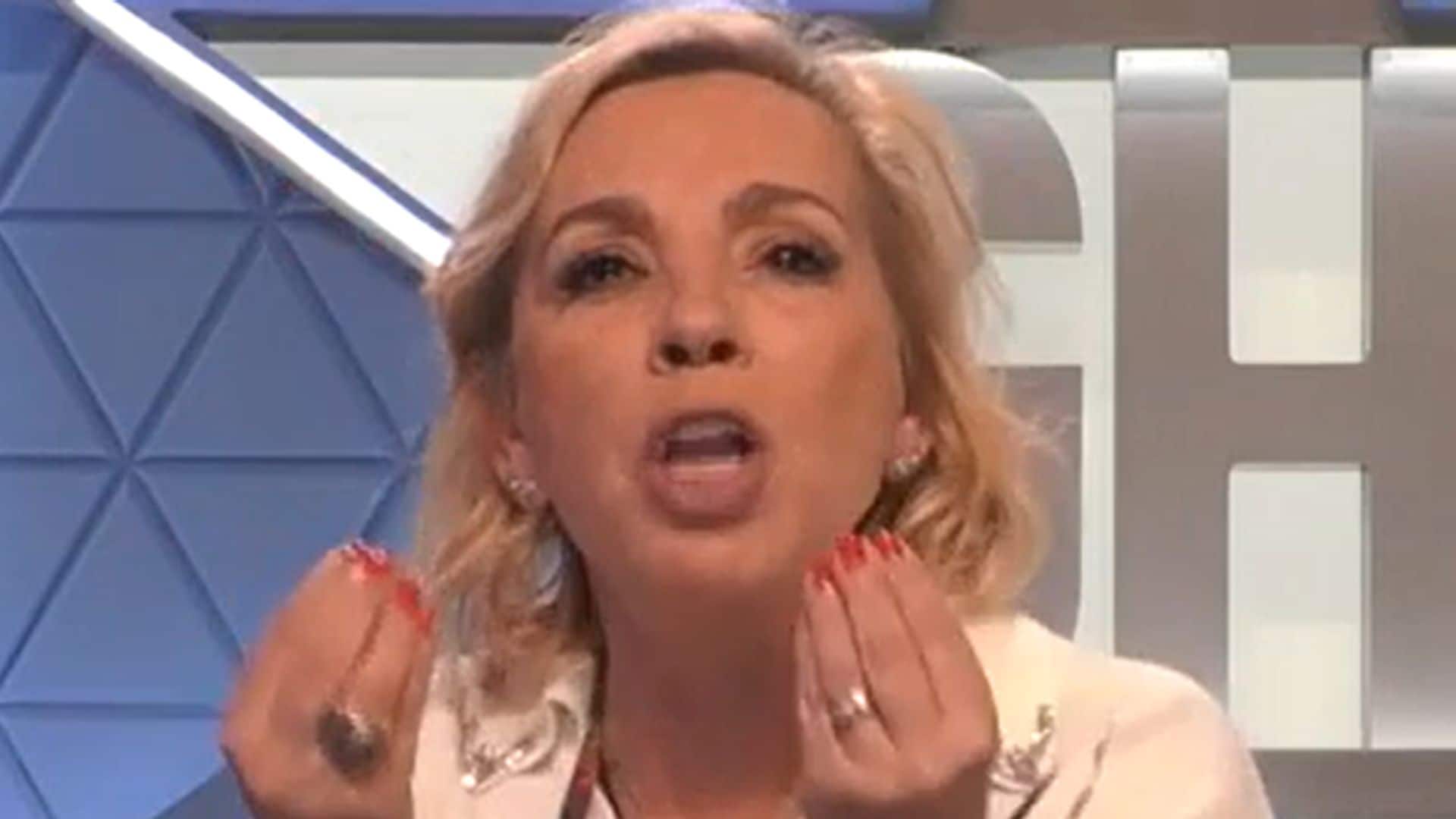 La tensa discusión de Carmen Borrego con Terelu Campos que acabó con su permanencia en 'GH Dúo' en el aire